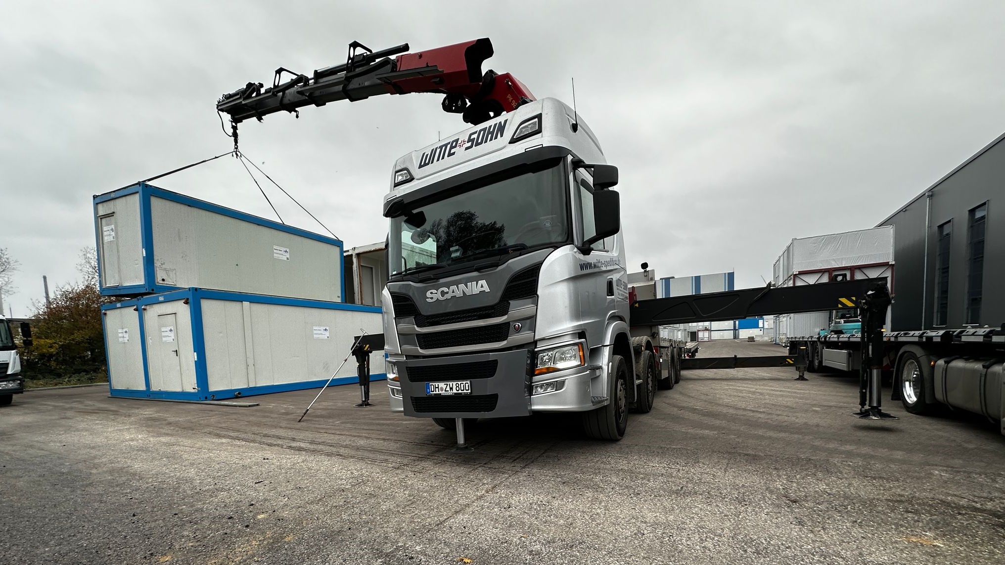 Ladekran- & Kranwagentransporte